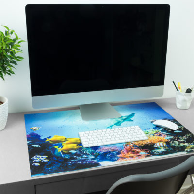 Schreibtischunterlage Fische / Haie Meer