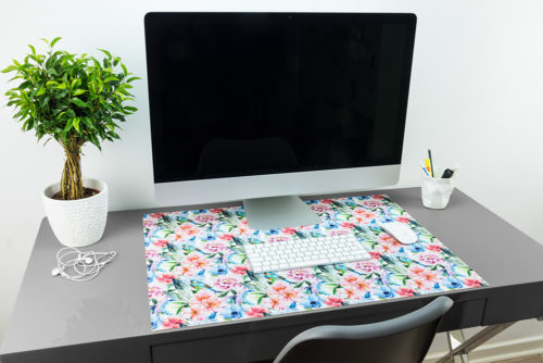 Schreibtischunterlage Blume & Vägel