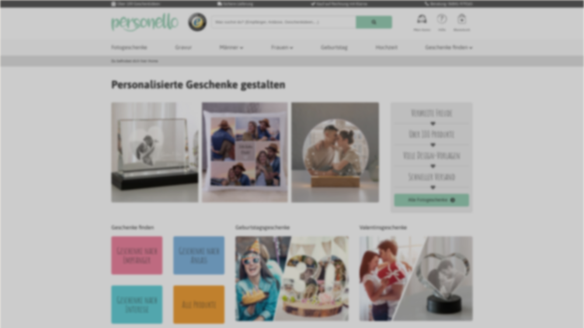 Screenshot von personello.com