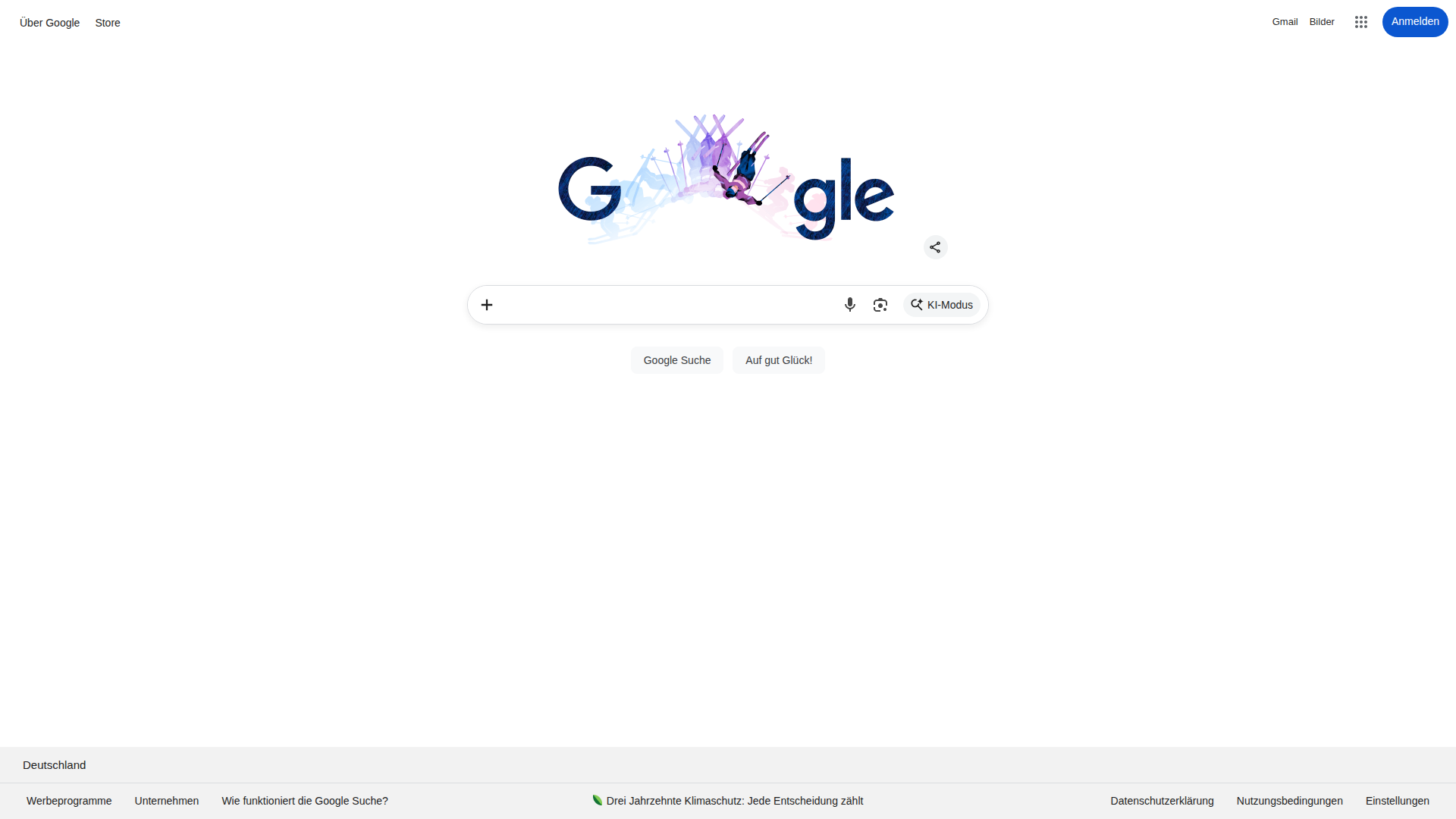 Screenshot von google.com