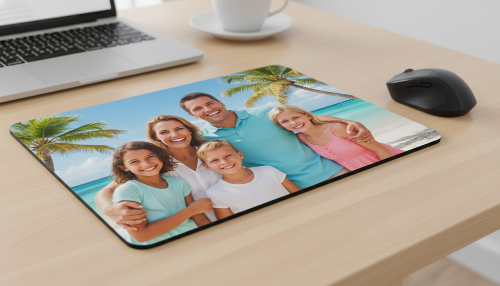 Foto-Schreibtischunterlage: So nutzt du persönliche Bilder für deinen Arbeitsplatz