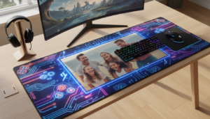 Schreibtischunterlage selbst gestalten mit Fotos: Deine persönliche Office-Oase